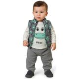 Yelekli 3 Lü Bebek Takımı - 01.Yeşil - 12 – 18 AY