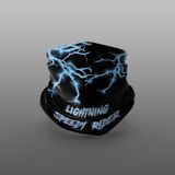 Yeles Lightning Speedy Rider Motorcu Buff Maske Outdoor Boyunluk Unisex Bandana - 40 - Siyah - Mavi