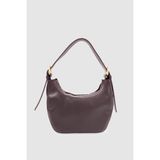 Yelie Toka Detaylı Çapraz Askılı El, Kol ve Omuz Çantası Acı Kahve - 22 x 15 x 9 cm