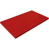 Yelkar Polietilen Kesme Tahtası Et Sebze Kesme Levhası, 35X25X1 cm - Kırmızı