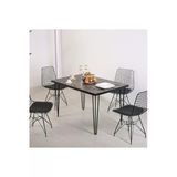 Yelken Metal Ayaklı 60X90 Cm Eclipse 2022(Tek Masa) Mutfak Masası Balkon Masası Çalışma Masası