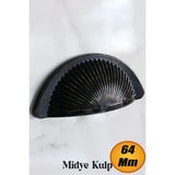 Yelken Midye Tas Çanak 64Mm Düğme Eskitme Antikgümüş Mobilya Mutfak Dolap Kulpu Kulbu Kulpları