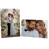 Yelkovan Tasarım Kişiye Özel A4 Ebat 99 Parça Hediyelik Puzzle-Yapboz (Eş, Sevgili, Dost, Çocuk) (1 Adet) - 20,5x27,5