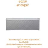 Yellow Stary Home Decor 6'lı Set Çekyat & Baza Tipi Yastık Yorgan Saklama Hurcu-Baza Altı Düzenleyici 65X45X22 cm - Gri - Antrasit