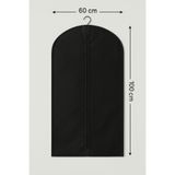 YELLOW STARY HOME DECOR Siyah Tela Kumaş Elbise Kılıfı – 60x100 cm Takım Elbise Koruma Hurcu