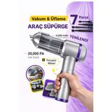 Yellowtech Araç Içi El Süpürgesi – 16000pa Güçlü Vakum, Şarjlı, Üflemeli, Taşınabilir Mini Süpürge