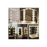 Yellowtech Hollywood Tarzı 10'lu Makyaj Masası Aynası Için Beyaz Led Işıklı Top Lamba