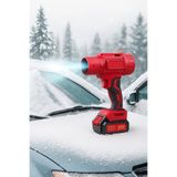 Yellowtech Kablosuz Jet Üfleme Fan | Güçlü Şarjlı Motor | Cam Kurulama, Yaprak ve Toz Temizleme Makinesi