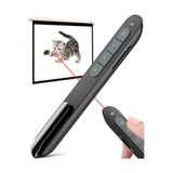 Yellowtech Kablosuz Wireless Sunum Kumandası 2.4G Lazerli Presenter USB PPT Slayt Kumandası Siyah