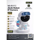 Yellowtech Robot Kamera Güvenlik Kamerası 360 ° Wifi Kablosuz 2Mp Oyuncak Şeklinde Kamera