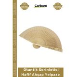 #Yelpaze Doğal El Yapımı Kaliteli Şık Tasarım Hediyelik Otantik Serinletici Hafif Ahşap Yelpaze - 1 Adet