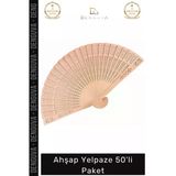 #Yelpaze Doğal Tasarım Düğün Nişan Kına Davet Hediyelik Ekonomik Kaliteli Ahşap Yelpaze 50'Li Paket