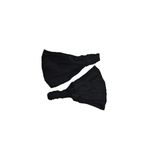 Yelpaze Dünyası Lastikli Siyah Bandana Seti