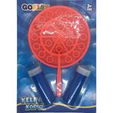 Yelpaze Köpük, Çoklu Baloncuk Çıkaran Tepsili Magic Bubbles, 2 Adet Tüp ile Birlikte - Kırmızı - Mavi