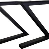 Yemek Masası Metal Ayak Profil Masa Ayağı Z Tasarım Masa Ayağı