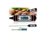 Yemek Sıcaklık Isı Ölçer Lcd Dijital Gıda Termometre Metal Proplu Sıcaklık Ölçer