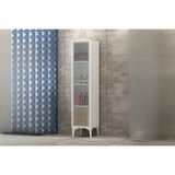 Yen 1 Kapaklı Banyo Dolabı - Ekru