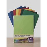 Yener 25X35CM Karışık 10 Renk Fon Kartonu 20 Adet