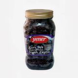 Yener Siyah Kuru Sele (Kıvırcık) Zeytin 900 Gr Doğal Fermante