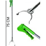 Yengeç Çöp Toplama Aparatı Çok Amaçlı 75 cm (kısa boy) (çocuklar için) tutucu aparatı Yeşil Renk