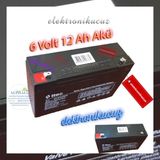 /Yenı 6V 12Ah Aku 6V Volt 12Ah Amper Bakimsiz Kuru Aku Uretimi 04. (6 Volt 12 Amper 6V12ah Aku)