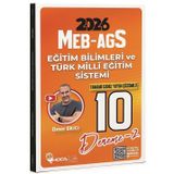 YENİ AGS - Hoca Kafası 2026 MEB-AGS Eğitim Bilimleri ve Türk Milli Eğitim Sistemi 10 Deneme Çözümlü - Ömer Ekici Hoca Ka