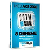 YENİ AGS - Yediiklim 2026 MEB-AGS Tüm Dersler ÖSYM Ne Sorar 8 Deneme Çözümlü Yediiklim Yayınları