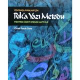 Yeni Başlayanlar Için Rık’a Yazı Metodu-Hat Kitabı-Rika Kitap - Çok Renkli