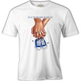 Yeni Bebek Erkek Ayakkabı Anneler Günü Beyaz Unisex Tshirt - M