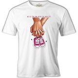 Yeni Bebek Kız Ayakkabı Anneler Günü Beyaz Unisex Tshirt - M