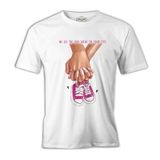 Yeni Bebek Kız Ayakkabı Anneler Günü Beyaz Unisex Tshirt
