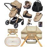 Yeni Doğan 9 İn 1 Full Takım 1010 Travel Sistem Bebek Arabası Angel Sepet Anne Yanı Beşik