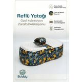 Yeni Doğan Bebek Reflü Yatağı - Nefes Alan Kolajen Kumaş - Lacivert