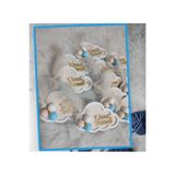 Yeni Doğan Erkek Bebek Ahsap Magnet 20 Adet MRH0154