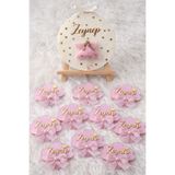 Yeni Doğan Kız Bebek 30 cm Kapı süsü Ve 15 adet Magnet yadimagnet1
