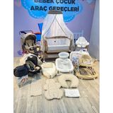 Yeni Doğan Lida Lüx Bebek Çeyiz Seti - Kahverengi