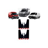 Yeni Dünya Fiat Ducato Kırmızı-Beyaz Fosforlu 4'lü Paçalık Çamurluk Tozluk FIA0FX02702