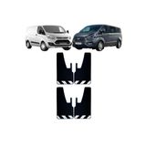 Yeni Dünya Ford Transit Tourneo Custom Siyah-Beyaz Fosforlu 4'lü Paçalık Çamurluk Tozluk FRD0FX02801