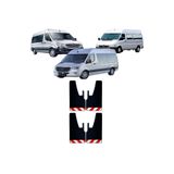 Yeni Dünya Mercedes Sprinter Kırmızı-Beyaz Fosforlu 4'lü Paçalık Çamurluk Tozluk MRC0FX00102