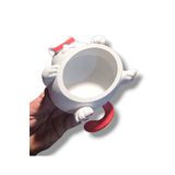 Yeni Gözlüklü Kedi Mama Kabı 2 Adet Pla Tasarım 15X11 cm