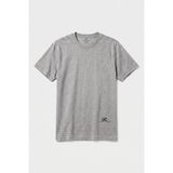 Yeni Gri Melanj Standart Fit Baskılı Kısa Kollu Erkek T-Shirt - 88440 - G1 Melanj