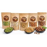 Yeni Harmancı 5'i Bir Yerde Avantaj Paketi (500 Gr. Çiğ Badem Içi, 500 Gr. Çiğ Kabak Çekirdeği Içi, 500 Gr. Çiğ Kaju Fıstığı, 500 Gr. Ceviz Içi, 500 Gr. Çiğ Fındık) 2,5 kg