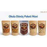 Yeni Harmancı Okul Beslenme Paketi Maxi 5'li Sağlıklı Atıştırmalık 2,5 kg (500 gr Çiğ Badem Içi, 500 gr Çekirdeksiz Kuru Üzüm, 500 gr Ceviz Içi, 500 gr Kavrulmuş Fındık, 500 gr Kaju Çiğ)