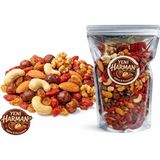 Yeni Harmancı Premium Çiğ Karışık Kuruyemiş 500 Gr. (Goji Berry, Çekirdeksiz Kuru üzüm,Çiğ badem, Çiğ fındık,Ceviz Içi,Kajufıstığı) - 500 Gram