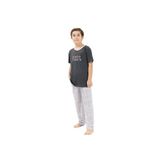 Yeni İnci Erkek Çocuk Kısa Kollu Pijama Takımı, 5-6 Yaş, CEP341, Antrasit, erkek-çocuk
