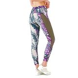 Yeni İnci Gri Yoga Fitness Pilates Koşu Sporcu Taytı, M, OZLMT116YNC, DESEN, Kadın