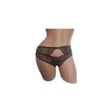 Yeni İnci K101 Dantelli Slip Külot, XL, YNCK101, Siyah, kadın