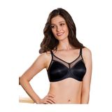 Yeni İnci Kadın Toparlayıcı Sütyen Minimizer Siyah 100C