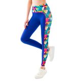 Yeni İnci Mavi Yoga Fitness Pilates Koşu Sporcu Taytı, S, OZLMT126YNC, SAX, Kadın