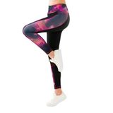Yeni İnci Siyah Spor Tayt Yoga Fitness Pilates Koşu, XL, OZLMT118YNC, SİYAH, Kadın